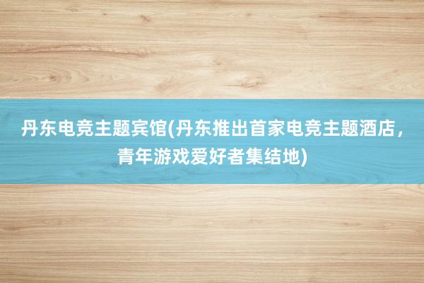 丹东电竞主题宾馆(丹东推出首家电竞主题酒店，青年游戏爱好者集结地)