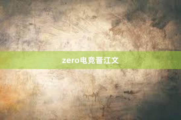 zero电竞晋江文