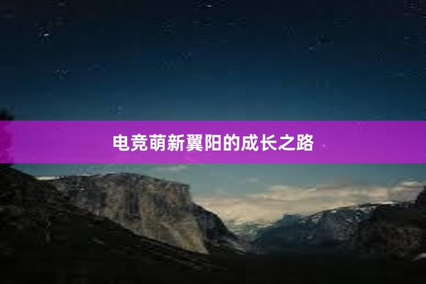 电竞萌新翼阳的成长之路